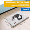Self-Heating Cat & Dog Bed - No Electricity Needed | Washable Pet Warming Mat with Non-Slip Bottom | Perfect for Senior Pets & Cold Weather